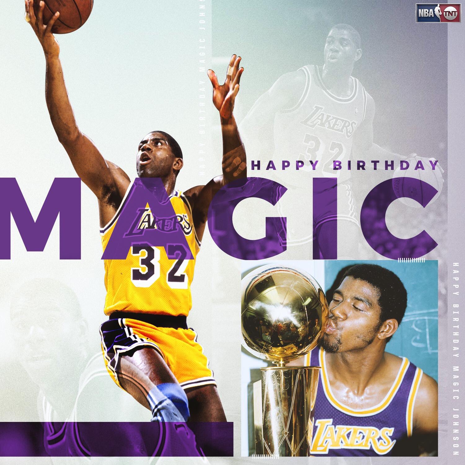 Happy birthday to Earvin Magic Johnson  