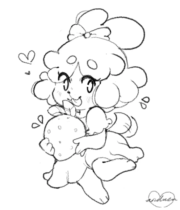 hey look a drawing i might actually finish
strawberry isabelle? 