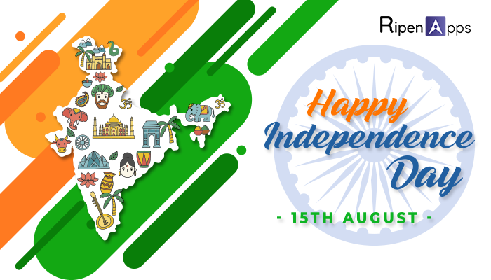 RipenAppsTech's tweet photo. Happy Independence Day to you all from RipenApps Family. On this promising day of 73rd Independence Day, letβs celebrate the sacrifices of our ancestors and gift ourselves the freedom of thought, speech, and share.οΈ
#HappyIndependenceDay #IndependenceDay #73rd #JaiHind #Ripeners https://t.co/jlKGxDRpNC