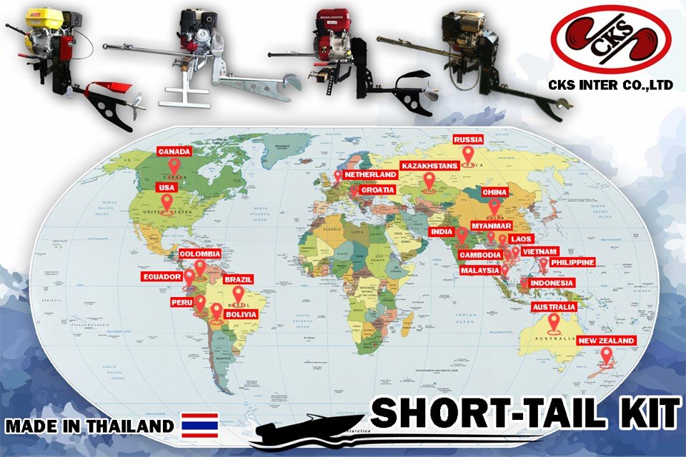 CksInter's tweet photo. 🛶 Short-tail kit 🛶 
🇹🇭 Made in thailand 🇹🇭
#ชุดหางสั้น #ชุดหางยาว #เรือ #shorttail  #longtail #mudmotor #GatorTrax #gatortail #boat  #duckhunting #motor #CKS https://t.co/4Z1MrPVqhA