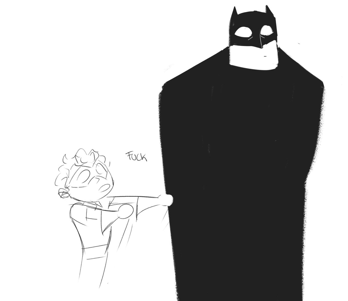 baby Dick Grayson curses like a 40's newsboy #batfam 