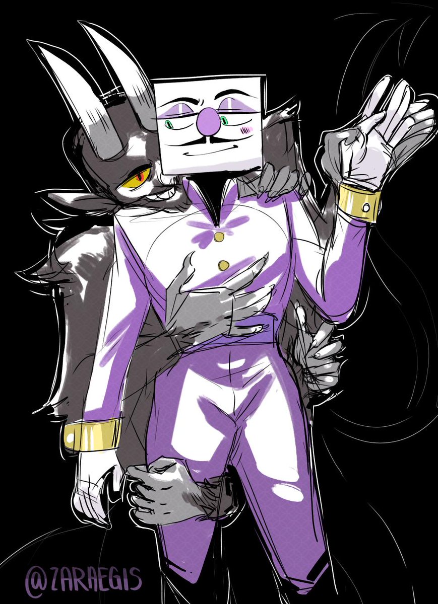 Fire and dice (human female devil and king dice)