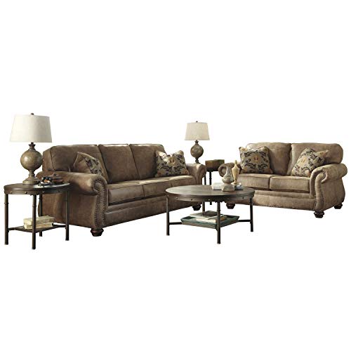 Signature Design by Ashley Larkinhurst Living Room Set in Earth Faux Leather dlvr.it/RBFsnF