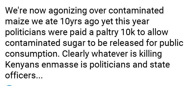 SolomonKarori2's tweet photo. What is killing Kenyans is the politicians and state officers.

God is watching 😎 https://t.co/jnbP2t1Ajo