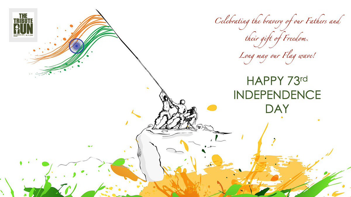TributeRun's tweet image. Jai Hind
#HappyIndependenceDay #Tricolour