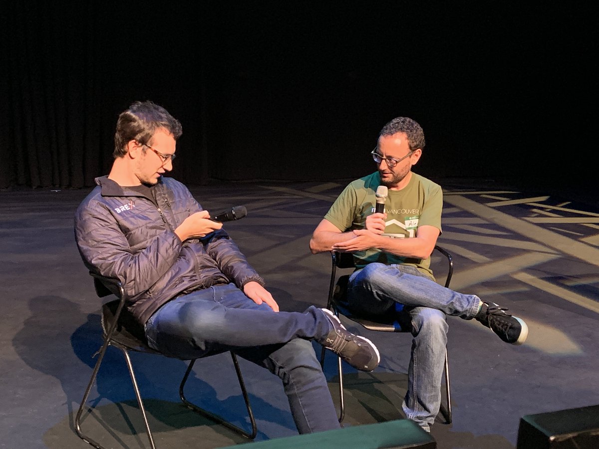 Listening to Henrique Dubugras, Co-Founder of Brex at #techvan - amazing founding story!