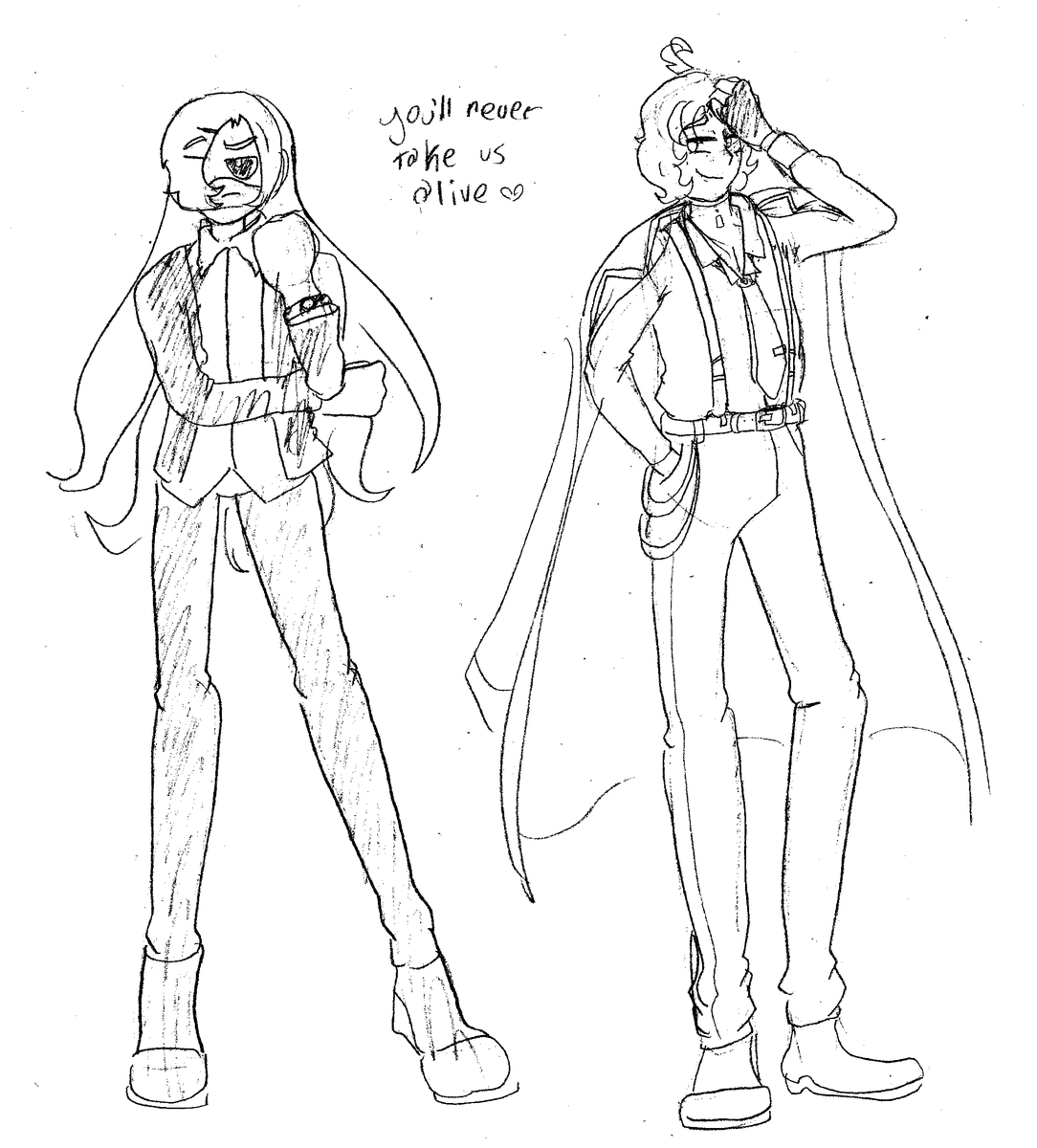 mappelond's tweet photo. Also a more recent drawing! I did so earlier today for a collab I'm joining with Alec. I only drew Nikola for fun.
Alec's design I'm using for it was by @PaleSkysCry! #idvoc #identityvoc https://t.co/SP0fQrWn8X