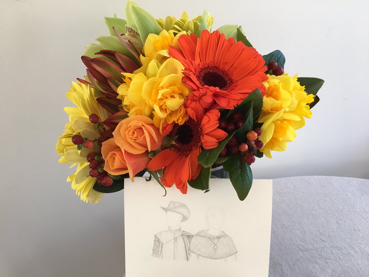 Massive shout to Lily and Dragon for the beautiful drawings of my costumes and the lovely flowers. #hallelujah