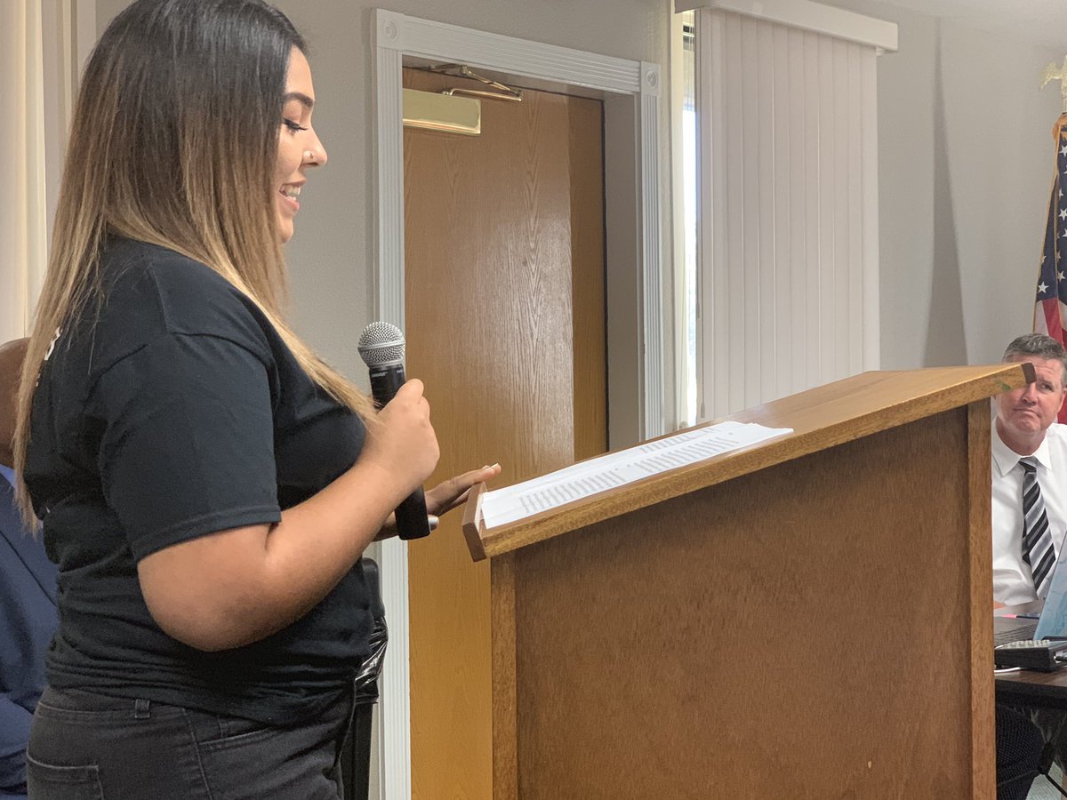 MercedUHSD's tweet photo. Thanks to Yosemite High Principal @CharlesAJolly, staff and students for your presentation to the Board about the Nurtured Heart Approach (NHA) and recounting your group’s trip to be recognized at the NHA Global Summit in NJ over the summer #GreatnessProject #AllMeansAll https://t.co/vRtz1XVtW9