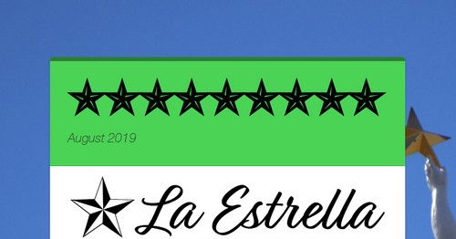 TxSocialStudies's tweet photo. TXCSS ELECTION - 2019 Candidate Preview
Download La Estrella - August 2019
#txcss2019
https://t.co/ENTU2EFrTY https://t.co/5X6feWC6J4