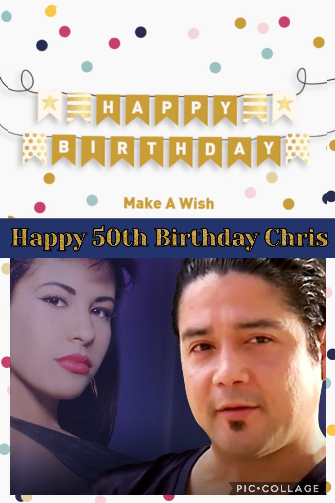 Happy 50th Birthday To The Legendary, Selena\s Husband.. Chris Pérez!   