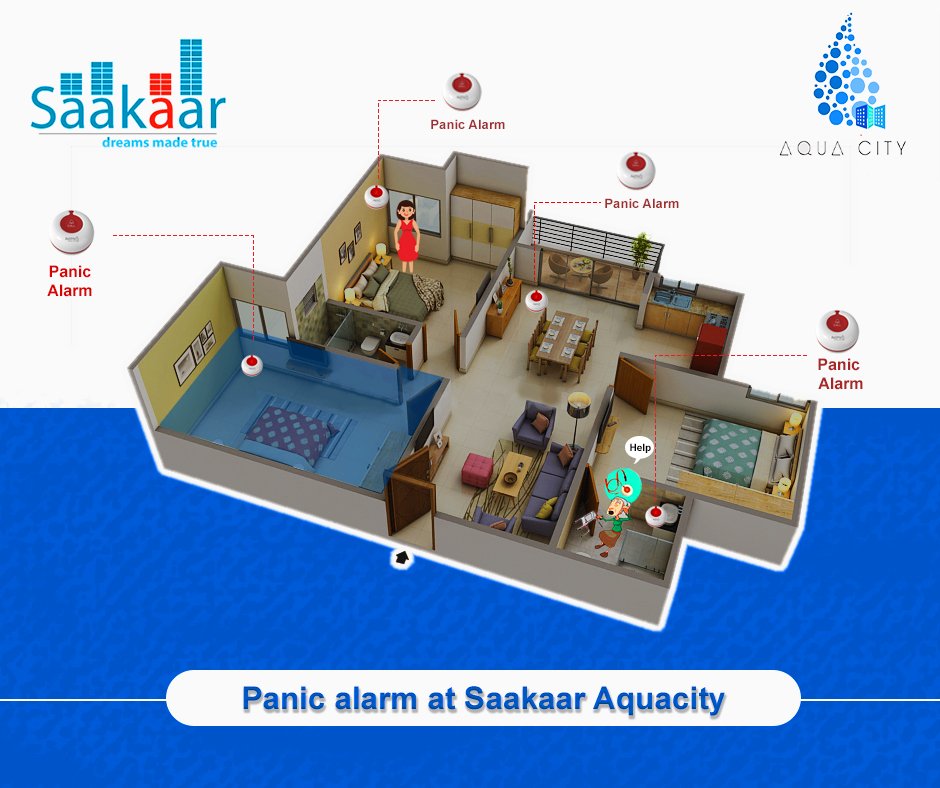 SaakaarConst's tweet photo. Get help fast!
For any emergency, press the panic alarm button, soon security personnel will be notified.
Safety is utmost guaranteed at Aqua City.
for more information visit
https://t.co/YBtMw1bmqL
Email : info@saakaar.com
#saakaar #township #2bhk #3bhk #affordablehousing https://t.co/xv2hDhvOZS