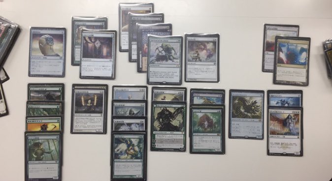 Kenta Harane 適者生存 繰り返す悪夢のコンボデッキ 大型のリアニメイトは狙い過ぎず 素出しして強いクリーチャーを中心に組む マナクリは2種エンチャントの餌になるので多めに取って良い 殻とかでもそうだが エンチャント系のコンボは悟りの教示者が