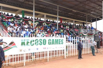 NCS_Kenya's tweet photo. Over the weekend, #KECOSO 2019 Games officially kicked off at Gusii Stadium, Kisii County. We're pleased to join our colleagues from @MoICTKenya @TransportKE @moscakenya to compete in various sports tournaments till 17 Aug 2019. @d_obam @jane_munga Follow #KECOSO2019 for updates https://t.co/cK0YgRPsm3
