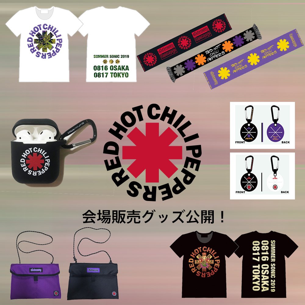 red hot chili peppers サマソニ 大阪  Tシャツ