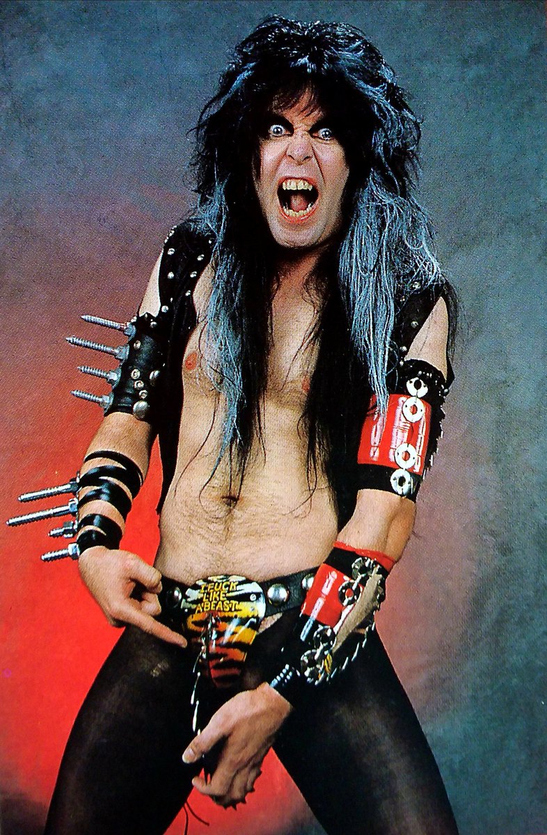 WaspFanClub's tweet photo. Classic Blackie Lawless of W.A.S.P. 

#BlackieLawless #wasp 
#Animal #IFLAB 

@WASPOfficial https://t.co/MaE3CNfqjF