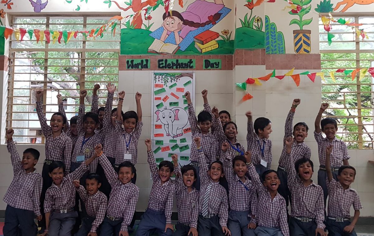 KathaIndia's tweet photo. Did you know that Katha's journey started with an elephant named Tamasha? On World Elephants' Day, we celebrated Tamasha and her fellow elephant-friends who - unfortunately - face various threats from industries such as poaching and tourism. Have a look!
#KathaLabSchool https://t.co/x4hIWYTAwi