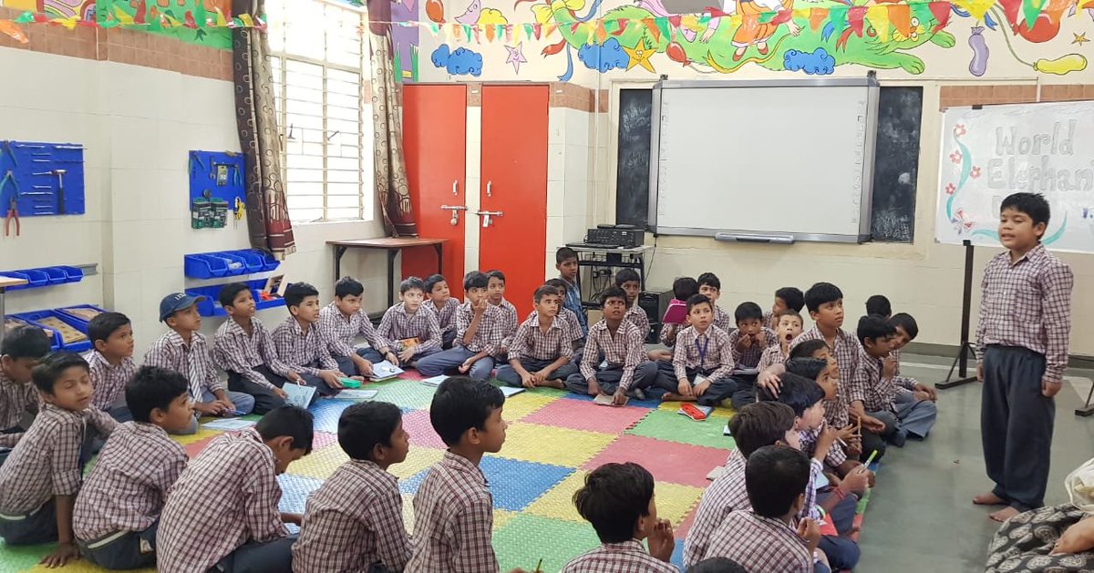 KathaIndia's tweet photo. Did you know that Katha's journey started with an elephant named Tamasha? On World Elephants' Day, we celebrated Tamasha and her fellow elephant-friends who - unfortunately - face various threats from industries such as poaching and tourism. Have a look!
#KathaLabSchool https://t.co/x4hIWYTAwi