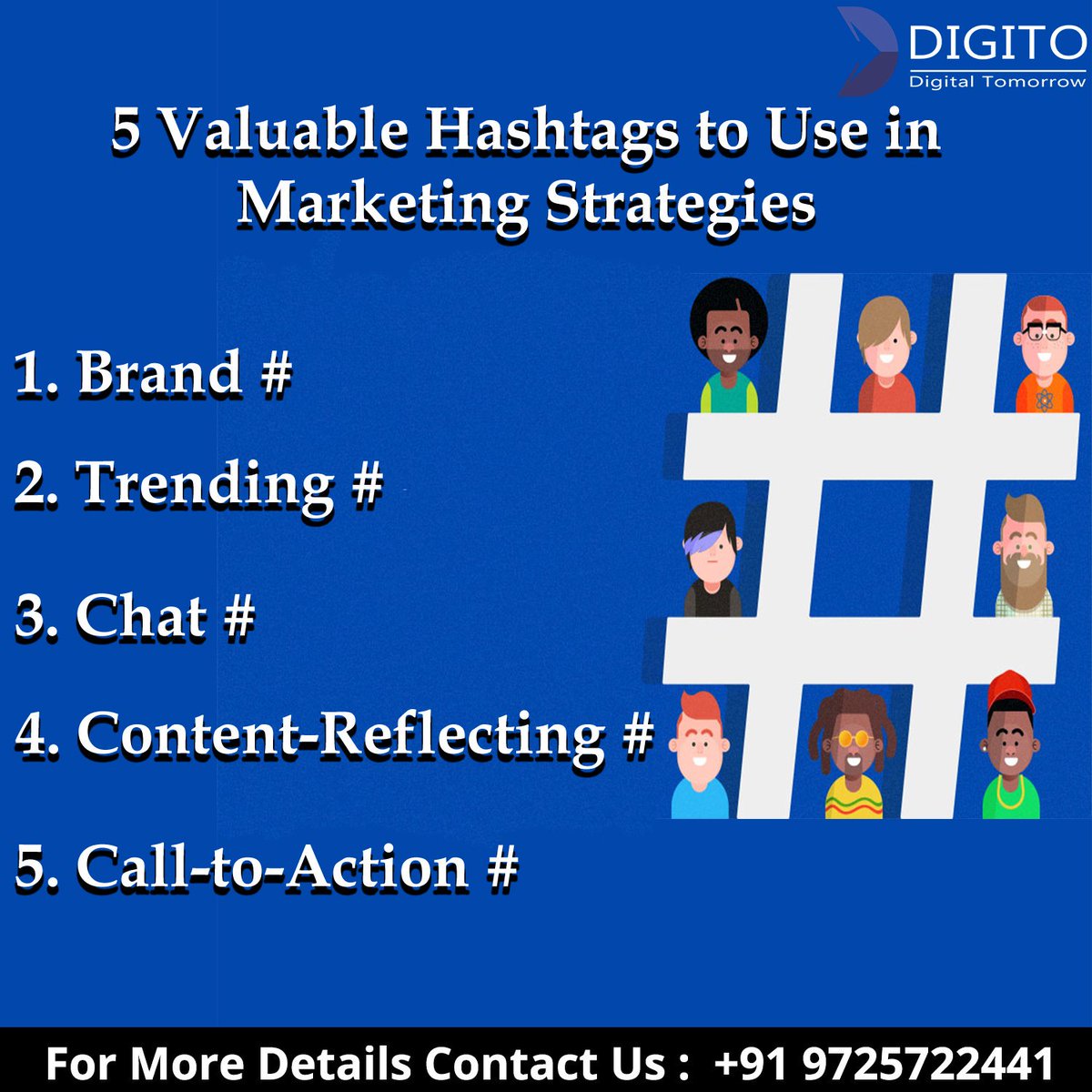 digitopvtltd's tweet photo. 5 Valuable Hashtags to use in Marketing Strategies!!!
https://t.co/wXJPH8Ft9O
#SocialMediaMarketing #SMM #SEO #MarketingStrategies #DigitalMarkeitngServices #DigitalMarketing #DigitoServices #DigitoWebServices #Digito #Vadodara #DigitoWebServicesVadodara https://t.co/YOavTCGxhm