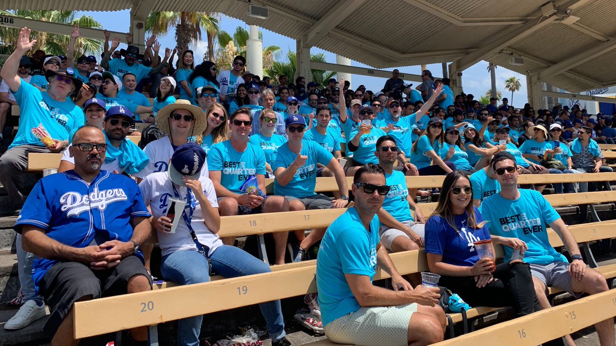 CoreDigitalJobs's tweet photo. .@QuickenLoans, #CoreDigitalMedia and the Family of Companies celebrated our best performing quarter ever! To celebrate we witnessed a walk off victory by the Dodgers! #WorkPerk #GoDodgers! #BestQuarterEver https://t.co/LdYKfYkwwV