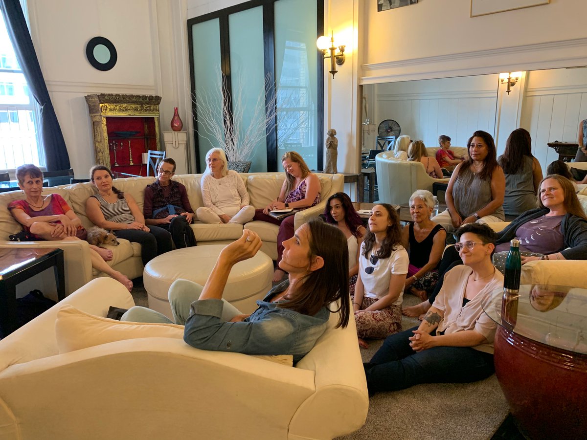 PythianStudios's tweet photo. @niatechnique trainers in our Lounge this weekend discussing their week long Brown Belt Training. Our lounge is the perfect rental space for small gatherings like this! Learn more at https://t.co/vS8iOF8RXO.
#pythianstudios #niatechnique #portland #downtownpdx https://t.co/R2RNfKsoEu