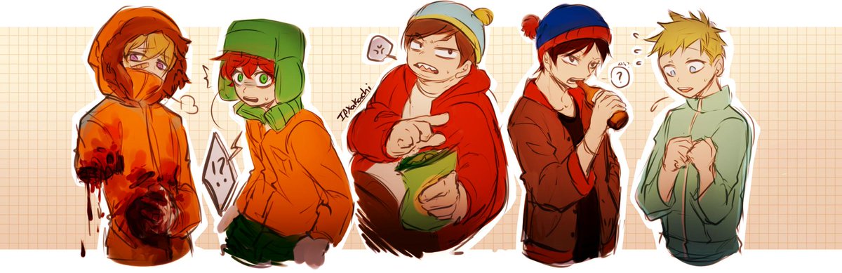 IPXakachi's tweet photo. It's fun drawin the bois #SouthParkDay https://t.co/rvdqiVJZH7