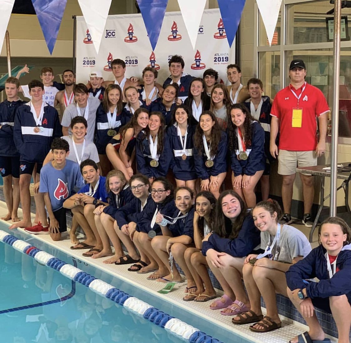 ATLMaccabi2019's tweet photo. Big מזל טוב to Shahaf🏊🏽‍♂️from Yokneam 🇮🇱 on his Midot 🏅‼️ #atlmaccabi2019 #wearejccmaccabi https://t.co/IhqEtLzrVO