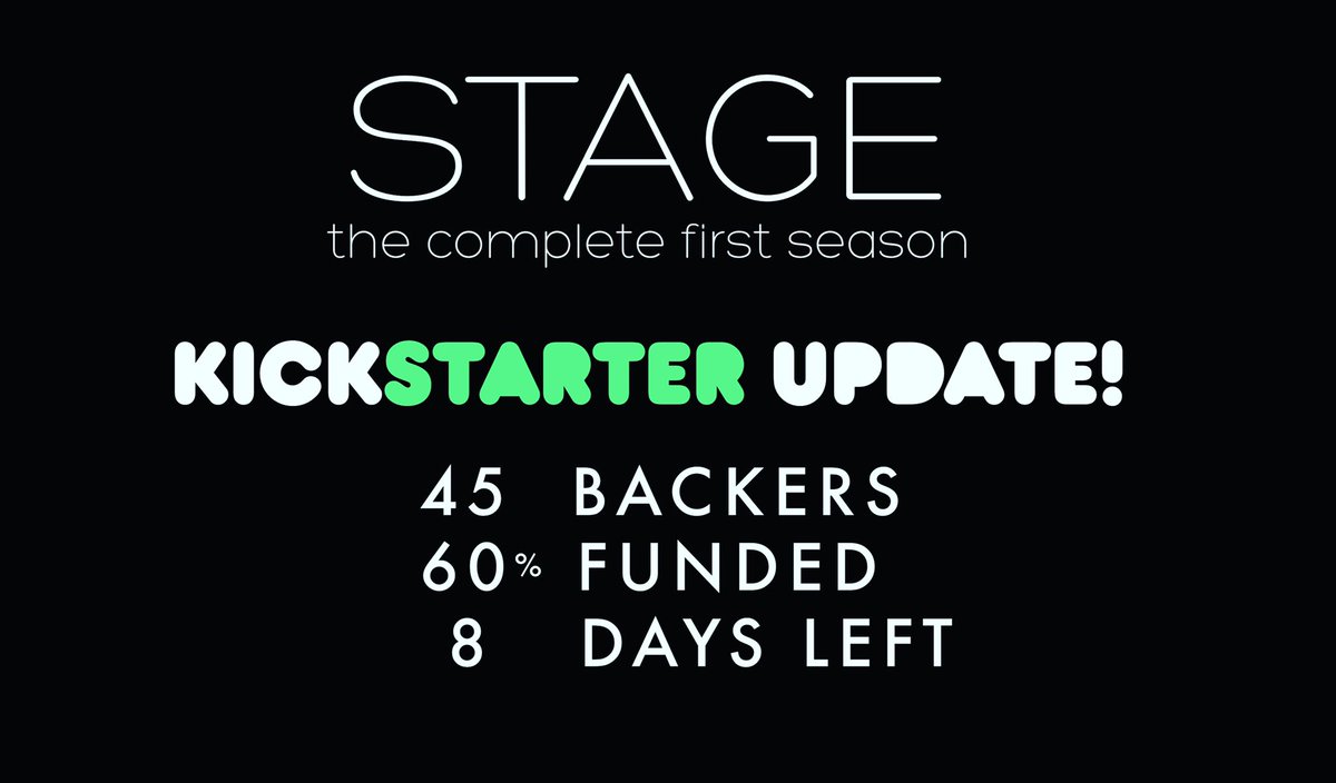 davegute's tweet photo. getting closer...

could use some retweets and new backers for our kickstarter-approved “project we love”!

#STAGE #webseries #indie #film @Dan_Fogelman @SterlingKBrown @TheMandyMoore @Lin_Manuel @OKBJGM @JoshRadnor @CarterBays @jjabrams @ava @JoseMolinaTV @JuddApatow @peteholmes https://t.co/zu5sG1qVlF