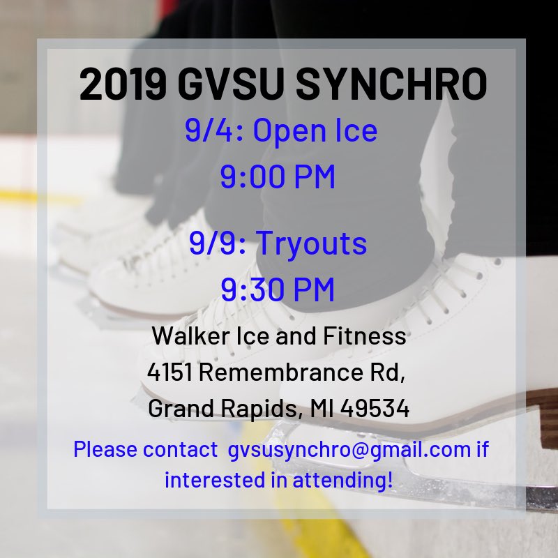 We're excited to share our open ice and tryout dates for the 2019-2020 season! Message us if you have any questions! 💙⛸⚓️