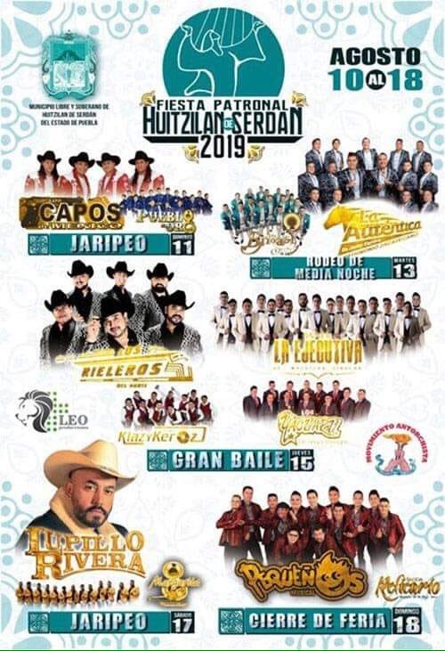 queeniebee0987's tweet photo. Agosto 17 Fiesta Patronal Huitzilan de Serdan 
@LUPILLO8 @queeniebee0987 #lupillorivera https://t.co/ivVsR10bYT