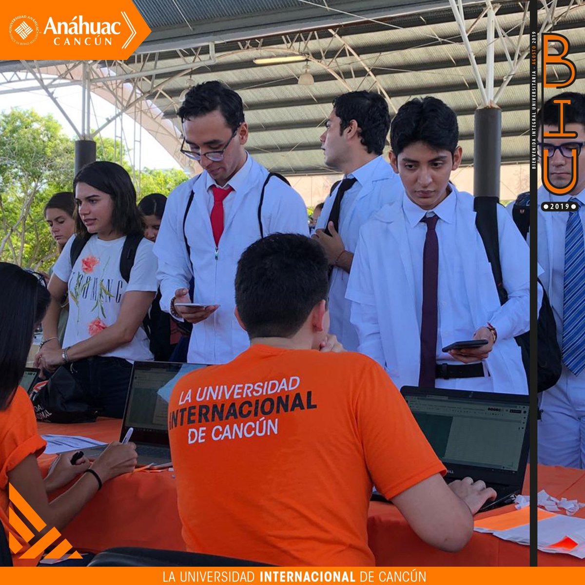 AnahuacCancun's tweet image. ¡Hoy damos la bienvenida a los alumnos de nuevo ingreso!
#AnáhuacCancún 
#StudyInParadise 
#LiderazgoAnáhuac 
🔶Somos Anáhuac, la Universidad Internacional de Cancún