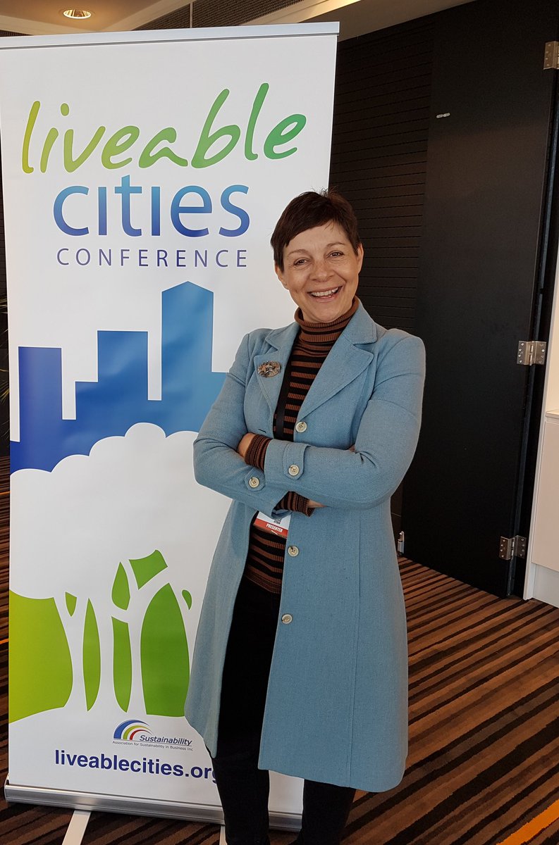 tuesdayu's tweet photo. What does liveability mean to me?
It's a measure of how much our urban and natural environments support our health, the health of our environment and the health of our economy. 
#LIVEABLE19 
@sustainaus 
@heartfoundation 
#healthyactivebydesign https://t.co/4AsXI3weHe