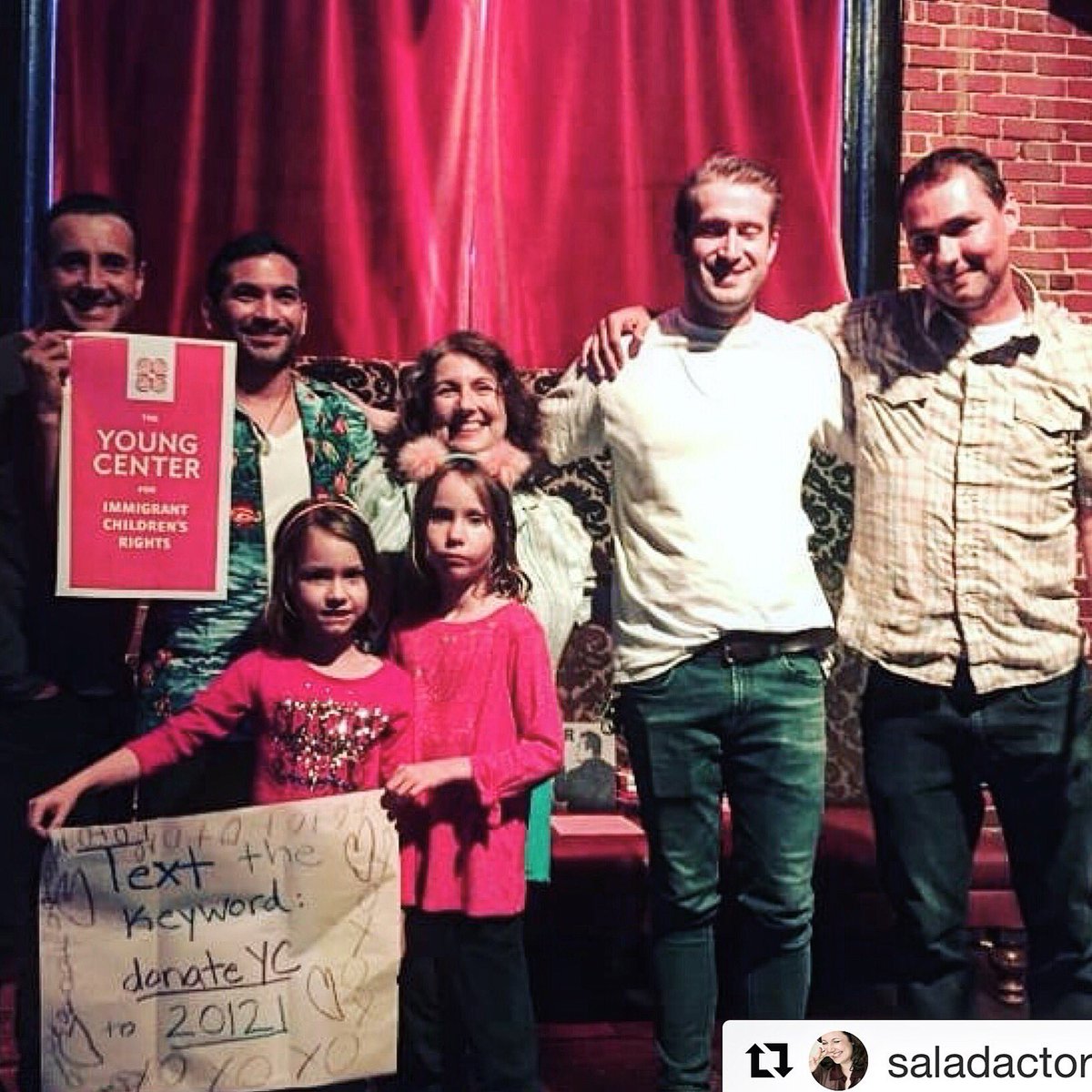 Great night @thefederalnoho presenting #DougMcBride #shortfiction.  Doug is a #champion for @theyoungcenter working for #immigrantchildren. Donate text “donateyc20121” to help these kids during these #desparatedays. @colintheconrad @lasapaul @Holgermoncadajr #broshow #spokenword