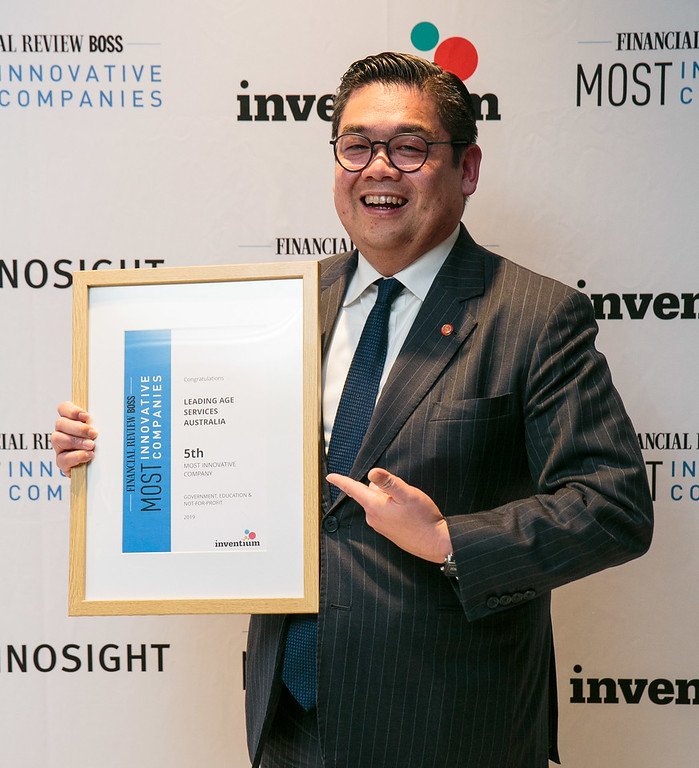 MerlinKong's tweet photo. It's official. @innovAGEING and @LASANational ranked as one of AU/NZ's Most Innovative! @FinancialReview @inventium #innovative19
Huge thanks to our network participants and partners. @CommBank @kpmgaustralia @mirusaustralia @Pluss60 @KontentLabs
https://t.co/MeBw9PYojq https://t.co/zv4pT0mZGi