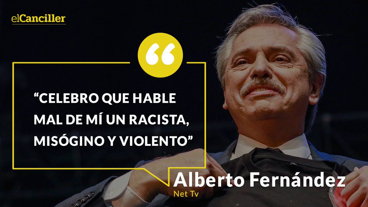 elcancillercom's tweet photo. [AHORA] Alberto Fernández le contestó a Bolsonaro. https://t.co/rZiFeb9sAl