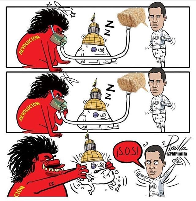 Tarde piaste pajarita. Cuando los venezolanos te imploramos que aplicaras el 233, arrugaste.  Cuando veias morir niños negaste una invasión gringa, cuando veias morir abuelos en los hospitales que te gritaban GUAIDÓ DILE A LOS YANKEES QUE VENGAN NO TENEM… bit.ly/2MbJ4Hn