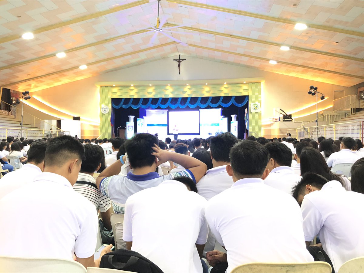 CSCSLC's tweet photo. Orientation Program for Freshmen and Transferees for the academic year 2019-2020. 
(College of Engineering and Architecture)
#SLCFreshies https://t.co/Kw0GGZiG8Y