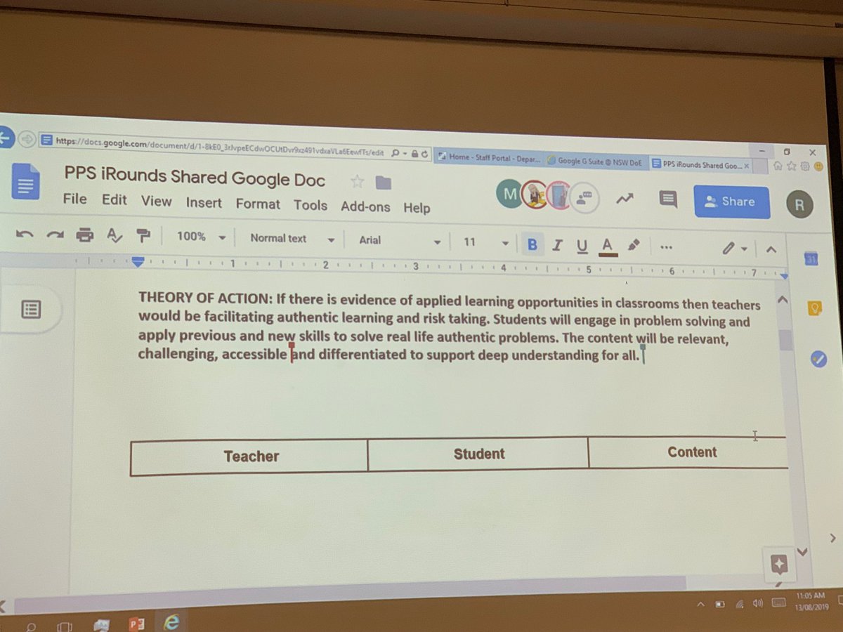 Theory of action #iroundsnsw