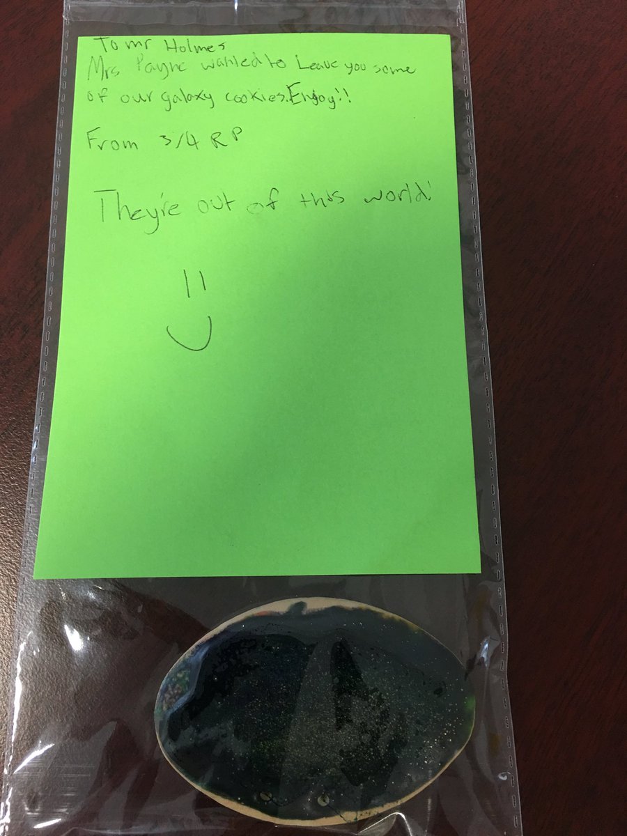 There are little things in days that remind you that you wouldn’t do anything else for quids - arrived at school to find this on my desk 😁 #veryproudprincipal