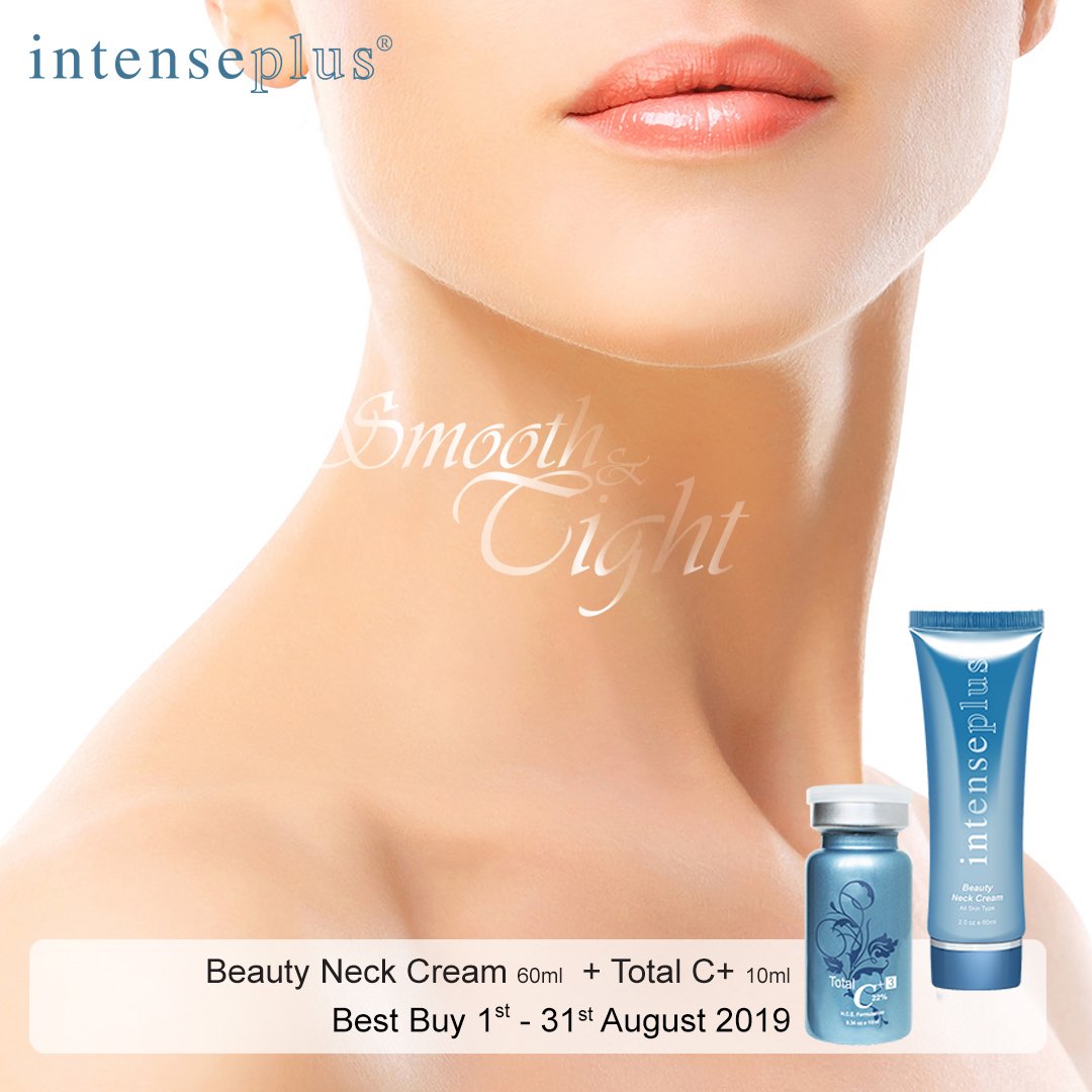 Intenseplus123's tweet image. Beauty Neck Cream (60ml) + Total C+ (10ml)
N/P: RM326.00 (WM); RM358.00 (EM)

August 2019 Best Buy at ONLY RM163.00 (WM); RM179.00(EM)
Purchase Retail Product RM250 in Single Receipt.

Terms &amp;amp; conditions apply.

#intenseplusmy #skincare #neck #cream #innovation