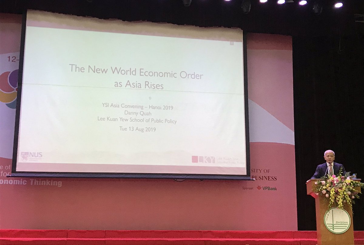 brp_del's tweet photo. Prof. @DannyQuah is here at our YSI Asia Convening this morning making us to better understand what would be the new world economic order as Asia rises! #communityofnations #worldorder #economicorder #asia #challenges https://t.co/ZVvGsX9mFh
