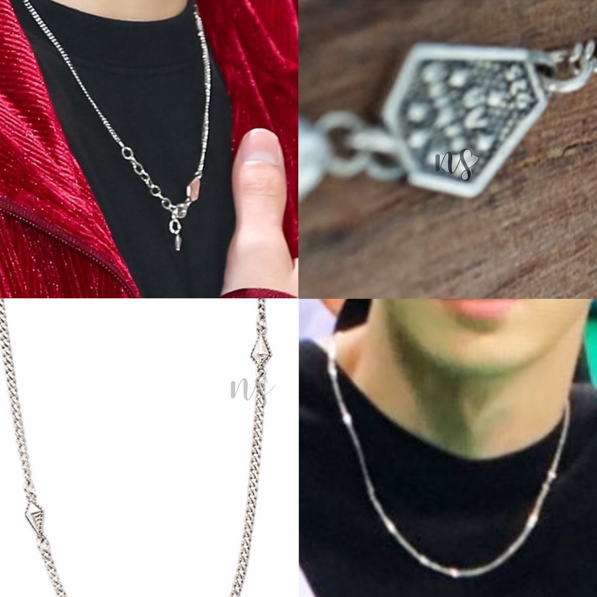 【fourcomma】TENNIS SS NECKLACE★NCTチョンウ着用 fourcomma】TENNIS SS NECKLACE☆NCTチョンウ着用 (ネックレス