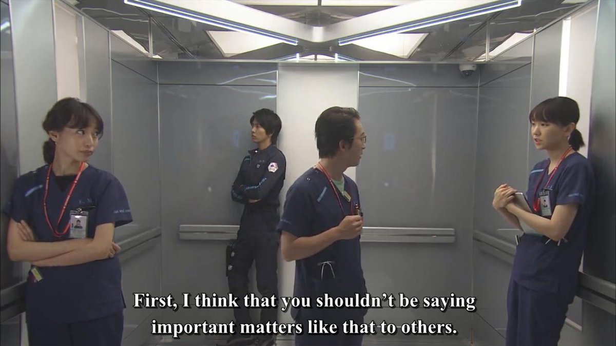 chocmagma's tweet photo. Ahhh this brings back so many memories. Fujikawa and Hiyama still love bickering with each other, then there's Aizawa with his unexpected (silly) question, and lastly, Shiraishi who is the sane one among them four xDD
#CodeBlue #CodeBlue3 https://t.co/Z09CmyoBCw
