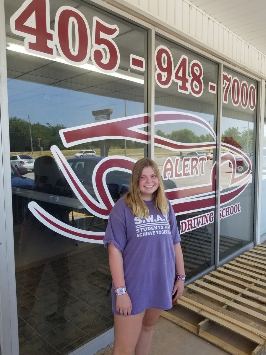 alertdrivingok's tweet image. Congratulations to Julia, Ryan and Mary who passed their driver's license test with Alert Driving School!

You can start Driver's Education the day toy turn 15. Don't wait, enroll now at alertdrivingok.com
#alertdriving #driversed #drivesafe