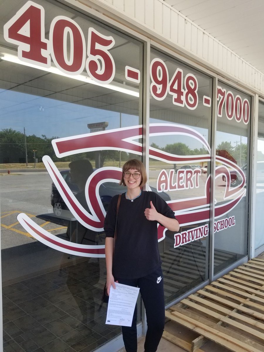 alertdrivingok's tweet image. Congratulations to Julia, Ryan and Mary who passed their driver's license test with Alert Driving School!

You can start Driver's Education the day toy turn 15. Don't wait, enroll now at alertdrivingok.com
#alertdriving #driversed #drivesafe