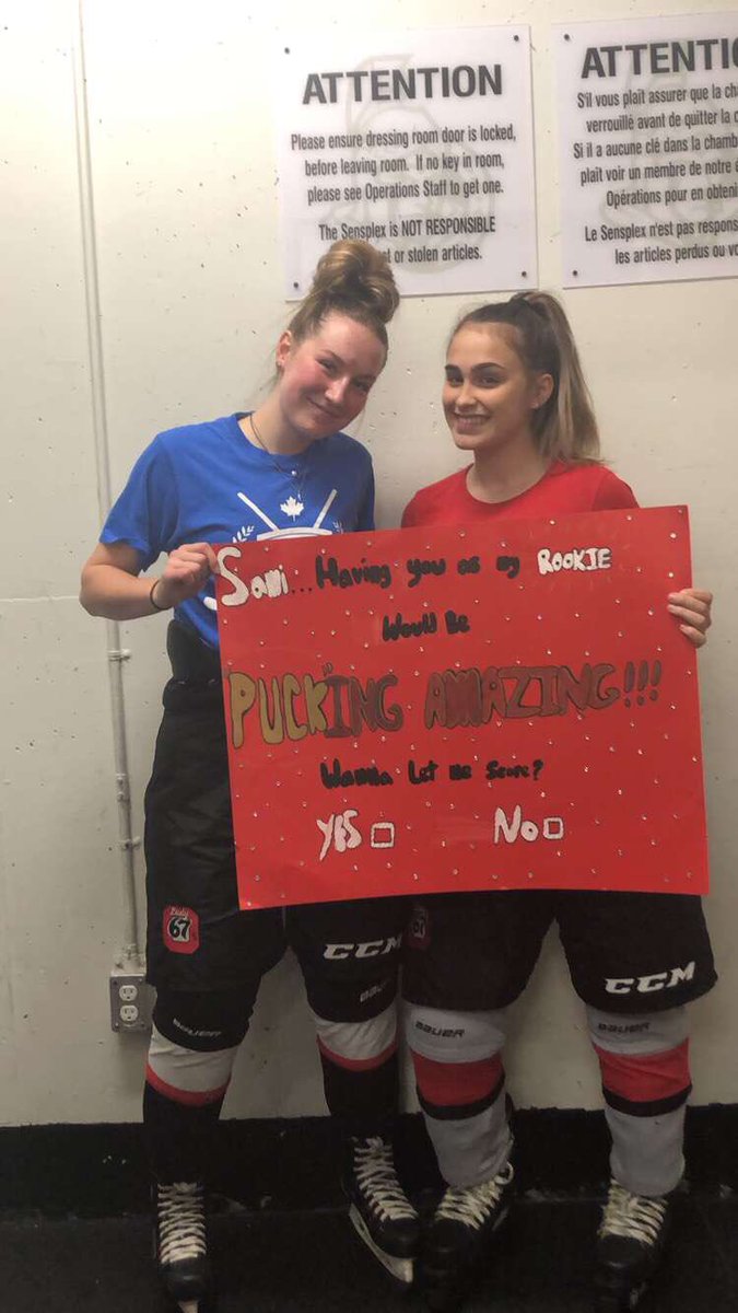 verodoree's tweet photo. Got myself a pretty cute rookie @GendronSami ❤️ Can’t wait for this amazing season to start! https://t.co/GXr6H7ddHZ