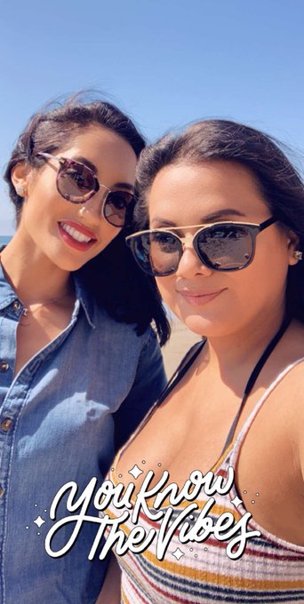 Beach day yesterday with @realchloeamour 👯&zwj;♀️☀️🌊💋💕 https://t.co/o3LUrSPmaa<a class="tags" href="/tag/realchloeamour">@realchloeamour</a><a href="/tag/doubletrouble"class="tags"><span>#doubletrouble</span></a>
