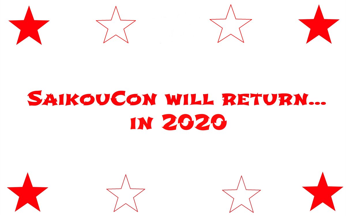 SaikouCon's tweet photo. More info on the new year of SaikouCon fun coming soon! https://t.co/IMxRKvpziQ