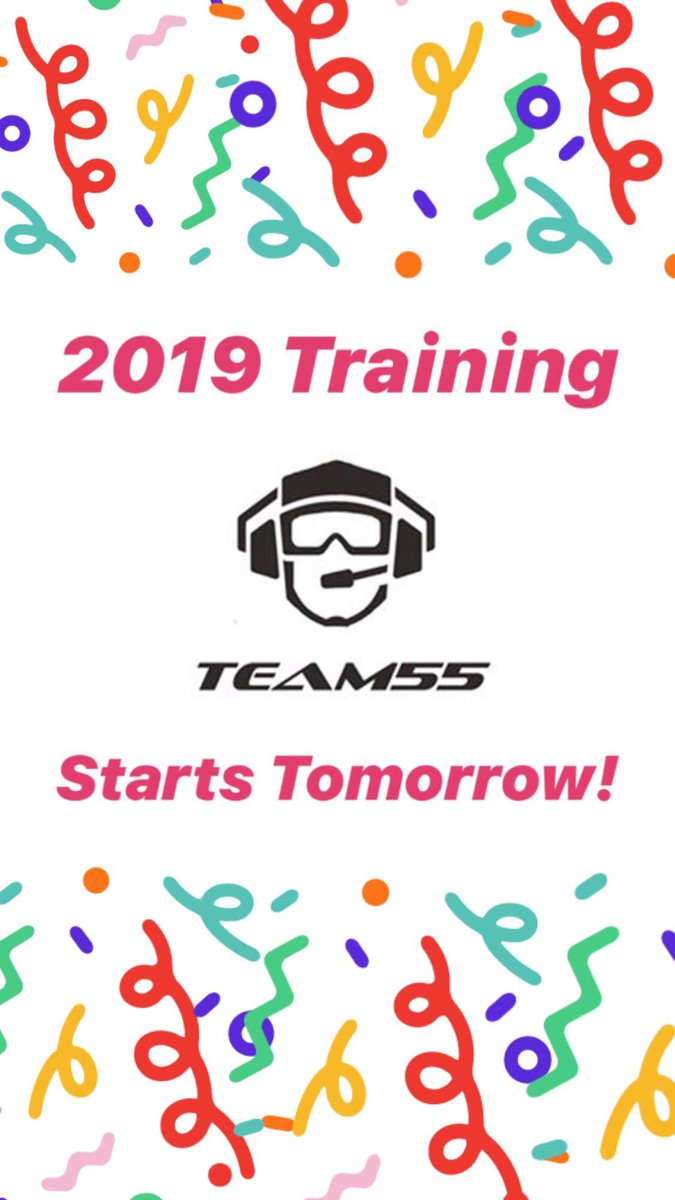 acuteam55's tweet photo. Team55 2019 Training Starts Tomorrow! Looking forward to introducing the new recruits https://t.co/jhiIQzrmeQ