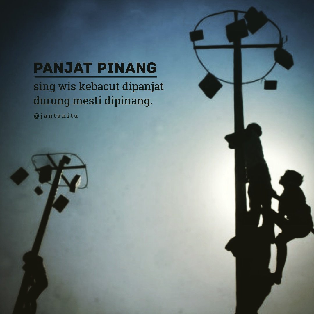 jantanitu's tweet photo. Uwis dipanjat dipinang tanggane, ono? #crot https://t.co/p1eEqcYIQR